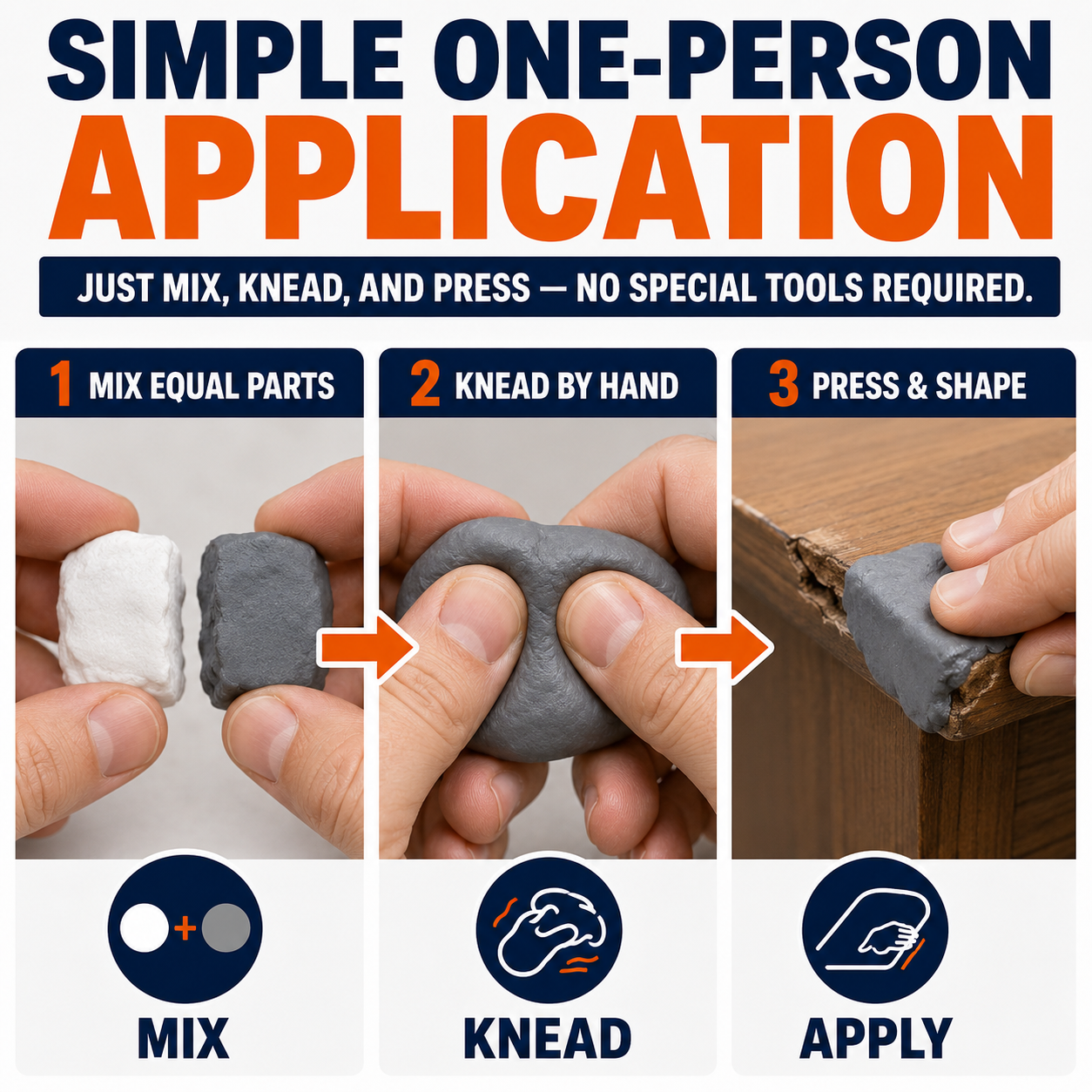 🛠️ High-Strength Repair Putty – Metal Wood PVC & Ceramic