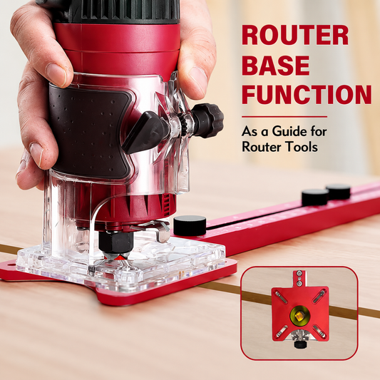 🔧 3-in-1 Aluminum Router Jig – Adjustable Milling & Groove Guide 🪵