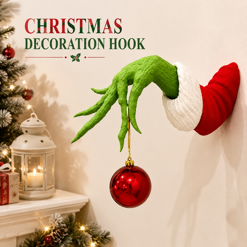 🎅 Christmas Hand Wall Hanger – Hang Ornaments with a Twist