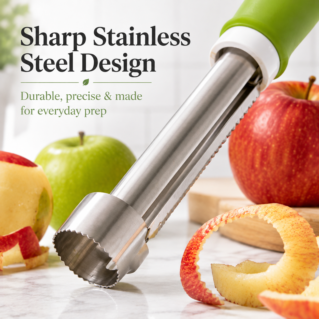 💥 BUY 1 GET 1 FREE🍎2-in-1 Fruit Corer & Peeler– Fast, Easy & Sharp🔪