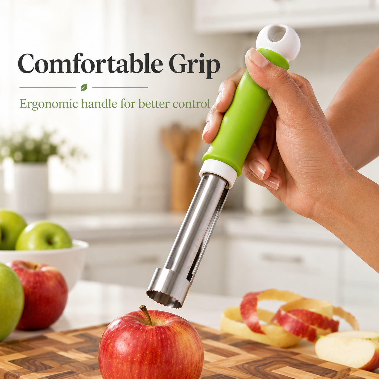 💥 BUY 1 GET 1 FREE🍎2-in-1 Fruit Corer & Peeler– Fast, Easy & Sharp🔪