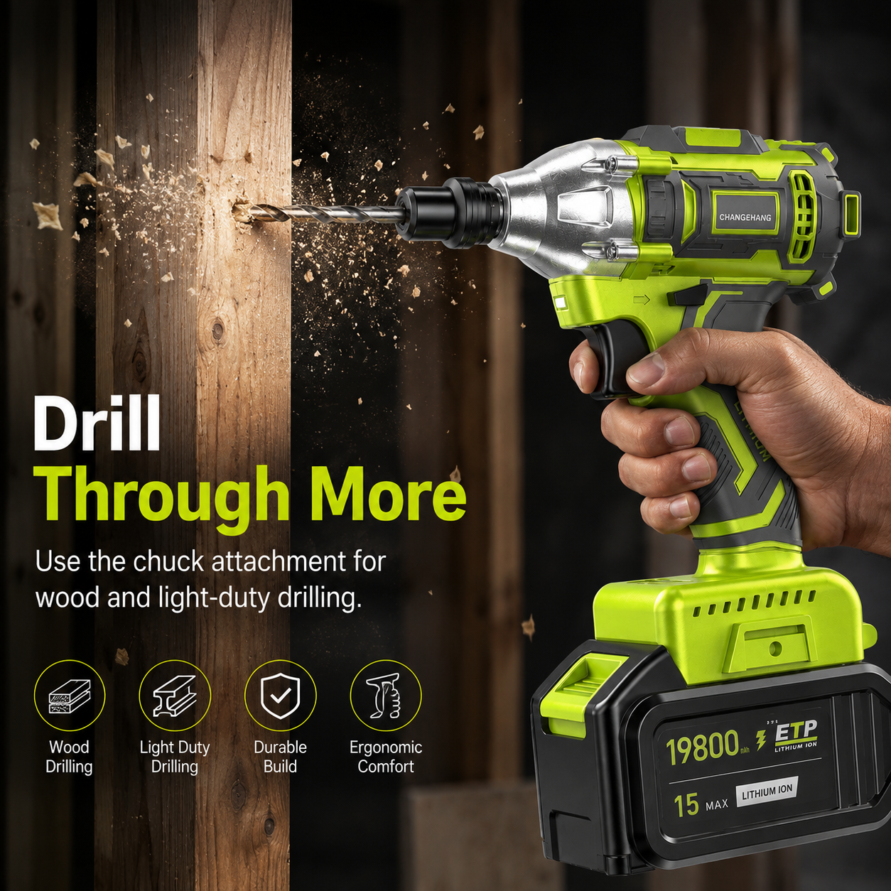 🔥50% OFF TODAY⚡ 2-in-1 Brushless Cordless Impact Wrench Kit