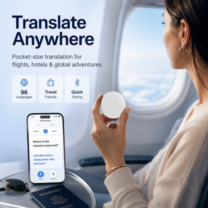 ✨AI Pocket Translator – Real-Time Two-Way Voice Translation in 165+ Languages