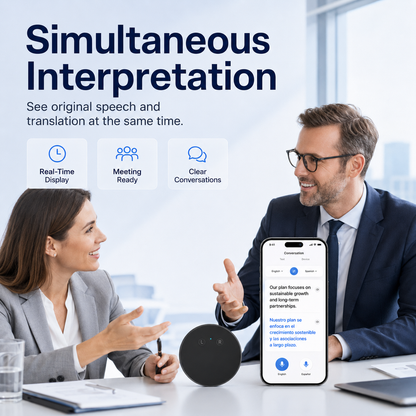 ✨AI Pocket Translator – Real-Time Two-Way Voice Translation in 165+ Languages