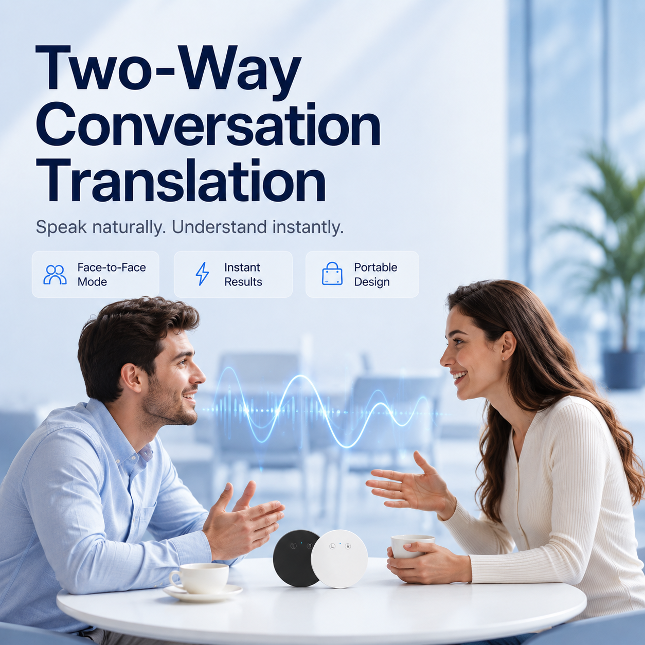 ✨AI Pocket Translator – Real-Time Two-Way Voice Translation in 165+ Languages