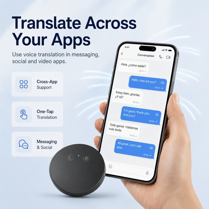 ✨AI Pocket Translator – Real-Time Two-Way Voice Translation in 165+ Languages