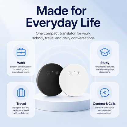 ✨AI Pocket Translator – Real-Time Two-Way Voice Translation in 165+ Languages