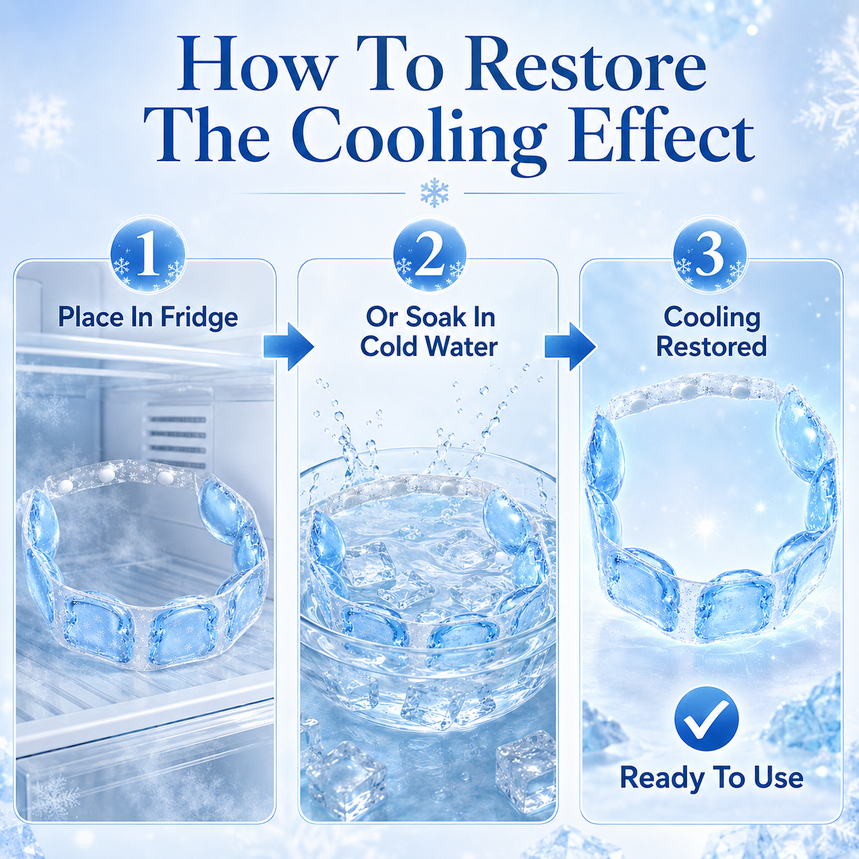 🔥 Limited 50% OFF Today!🌊Cooling Neck Ring💦Stay Cool Anywhere 🌟—✨ No Batteries. 🌈No Charging. No Noise.