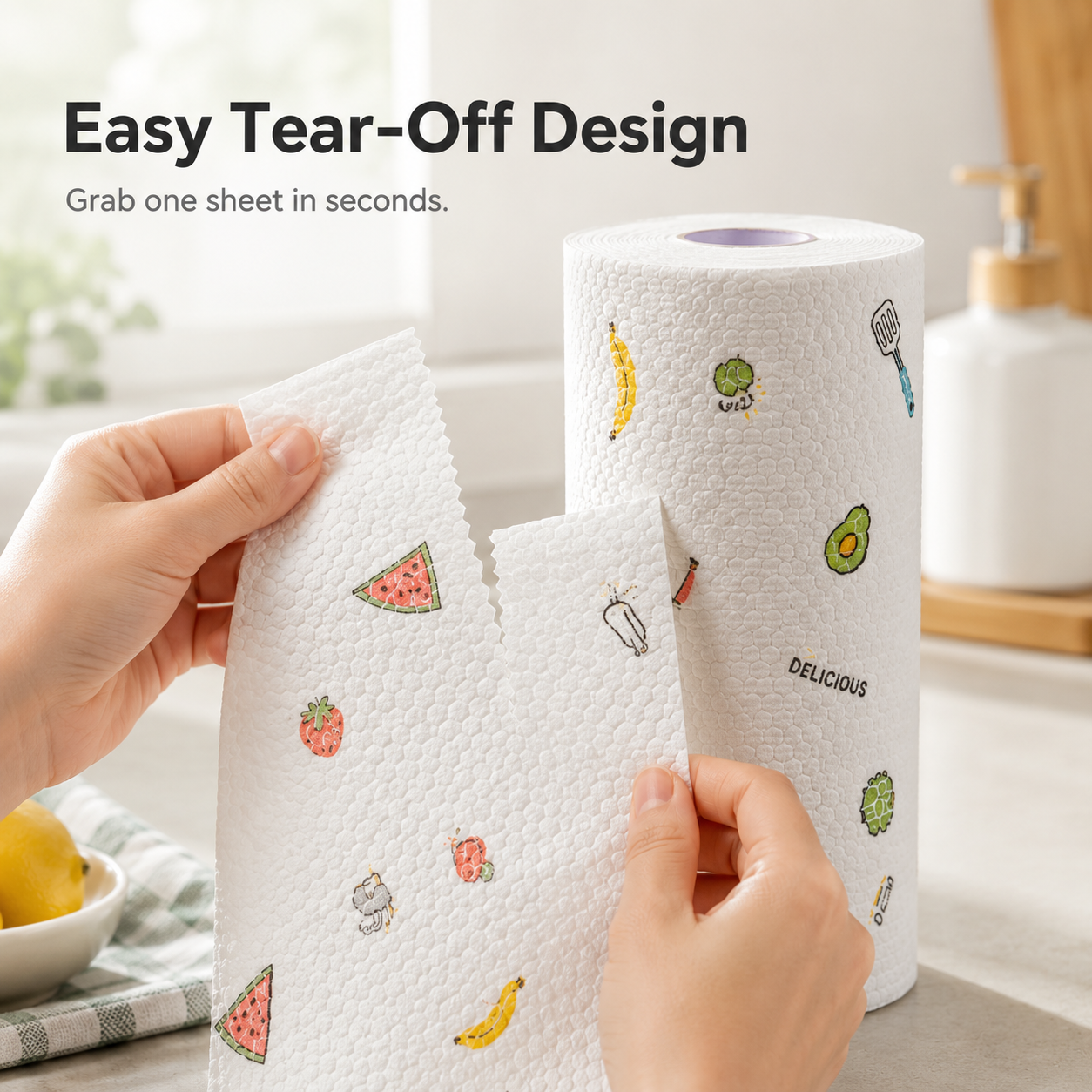 🔥 Hot Sale 55% OFF🧽 Disposable Kitchen Cleaning Cloths 💦Ultra Absorbent • Grease-Fighting • Hygienic