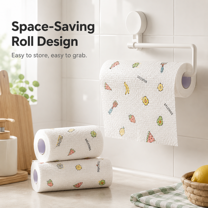 🔥 Hot Sale 55% OFF🧽 Disposable Kitchen Cleaning Cloths 💦Ultra Absorbent • Grease-Fighting • Hygienic