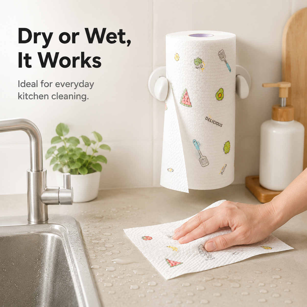 🔥 Hot Sale 55% OFF🧽 Disposable Kitchen Cleaning Cloths 💦Ultra Absorbent • Grease-Fighting • Hygienic