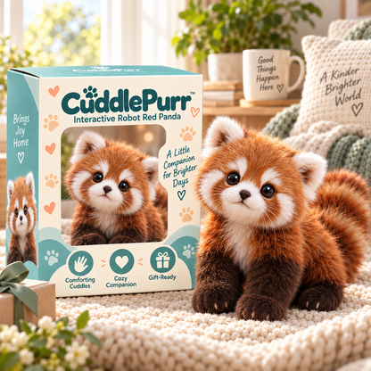🔥Last Day 49% OFF🐾🧸 CuddlePurr™ Red Panda Interactive Plush Toy – Cute Companion Stuffed Animal for Kids