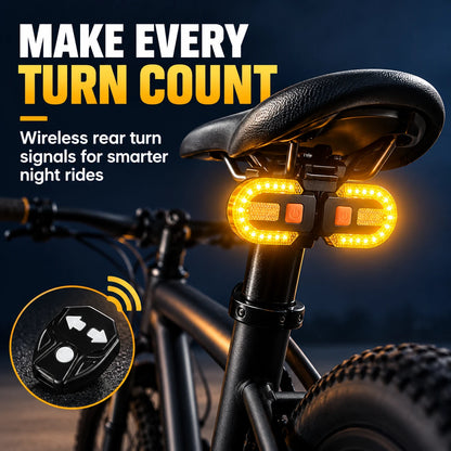 🚴 [40% OFF] Wireless Bike Turn Signal Tail Light