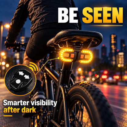 🚴 [40% OFF] Wireless Bike Turn Signal Tail Light