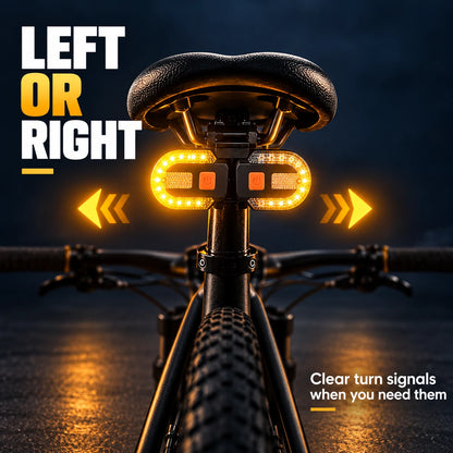 🚴 [40% OFF] Wireless Bike Turn Signal Tail Light
