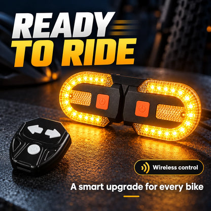 🚴 [40% OFF] Wireless Bike Turn Signal Tail Light