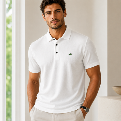 🔥50% OFF NOW! 🔥Breathable Men’s Polo Tee – Soft, Cool & Modern Fit