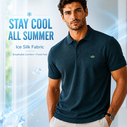 🔥50% OFF NOW! 🔥Breathable Men’s Polo Tee – Soft, Cool & Modern Fit