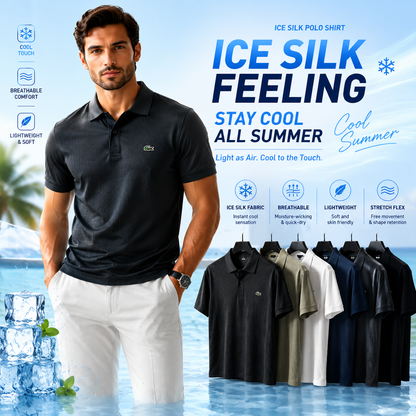 🔥50% OFF NOW! 🔥Breathable Men’s Polo Tee – Soft, Cool & Modern Fit