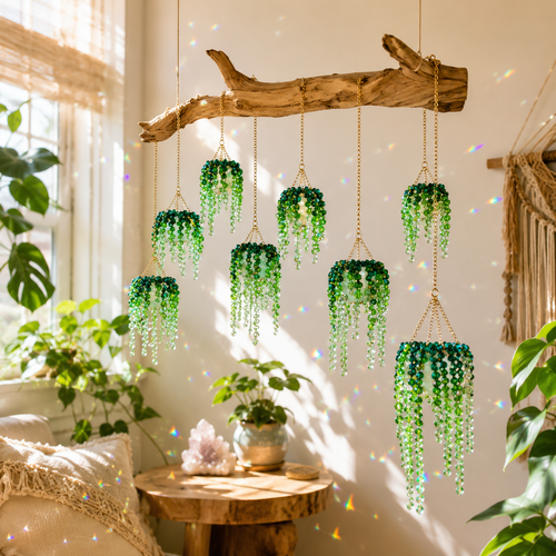 ✨💎Sun Catcher Crystal Chandelier – Magical Rainbow Light Decor🌿