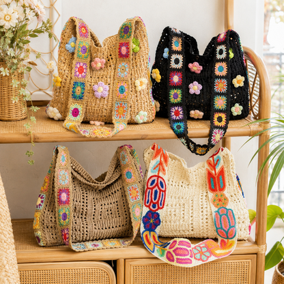 🌸50% OFF TODAY👜 Floral Patchwork Bag Wear It Shoulder or Crossbody