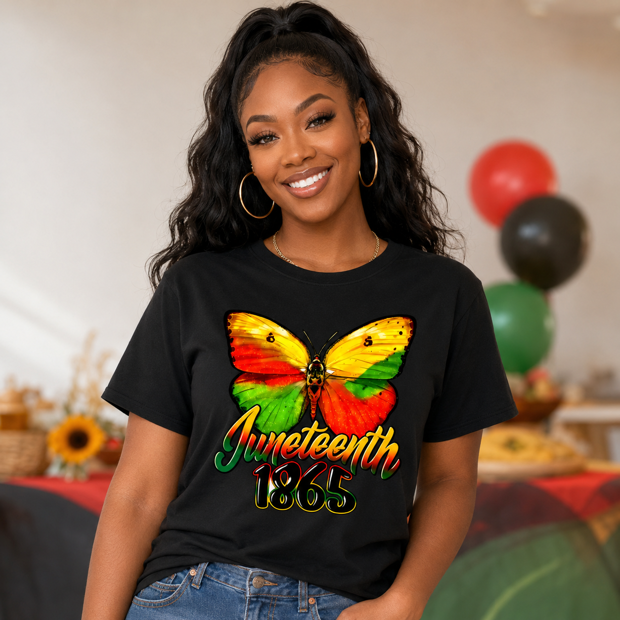 🔥50% OFF TODAY✊ Juneteenth 1865 Graphic Tee Lightweight & Breathable