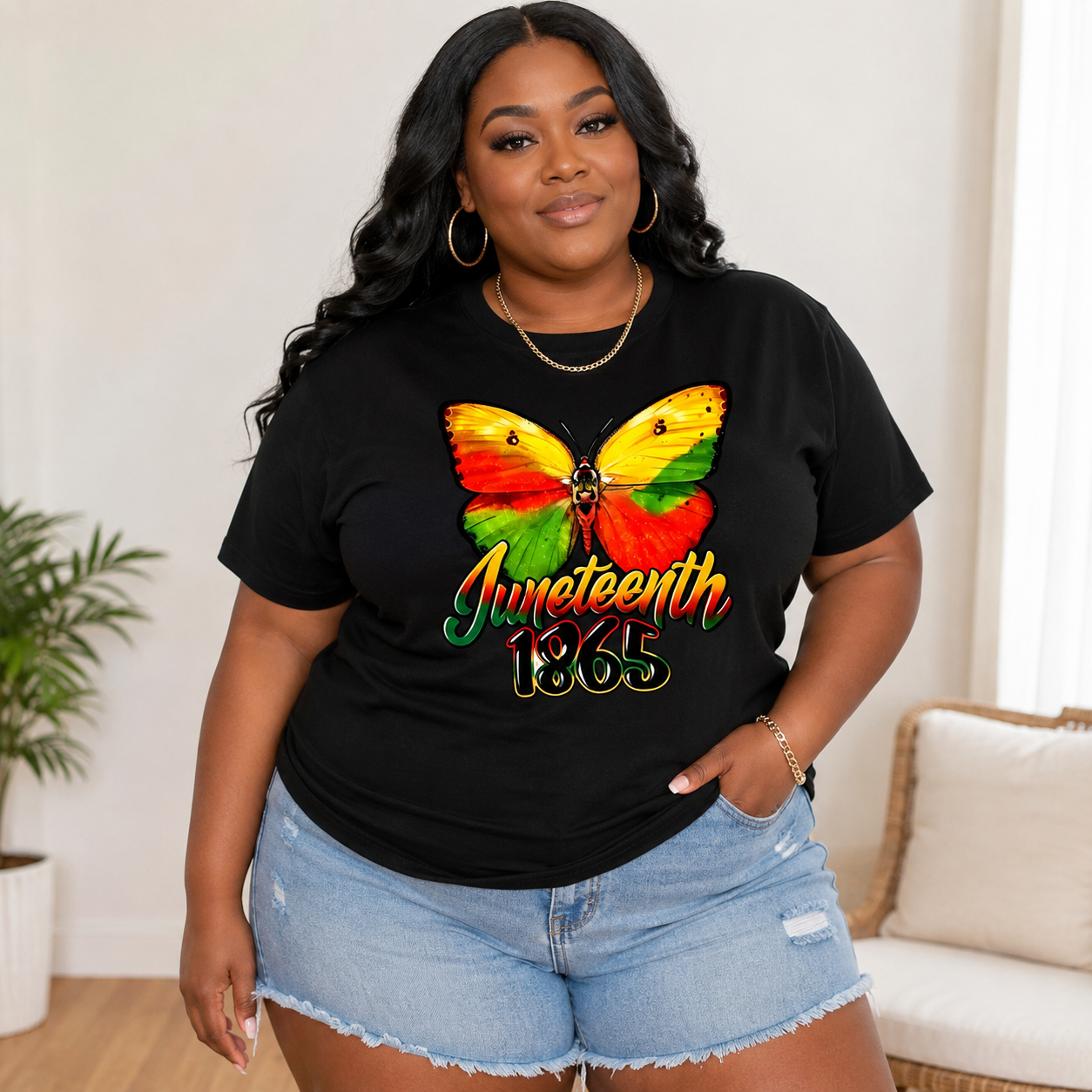 🔥50% OFF TODAY✊ Juneteenth 1865 Graphic Tee Lightweight & Breathable