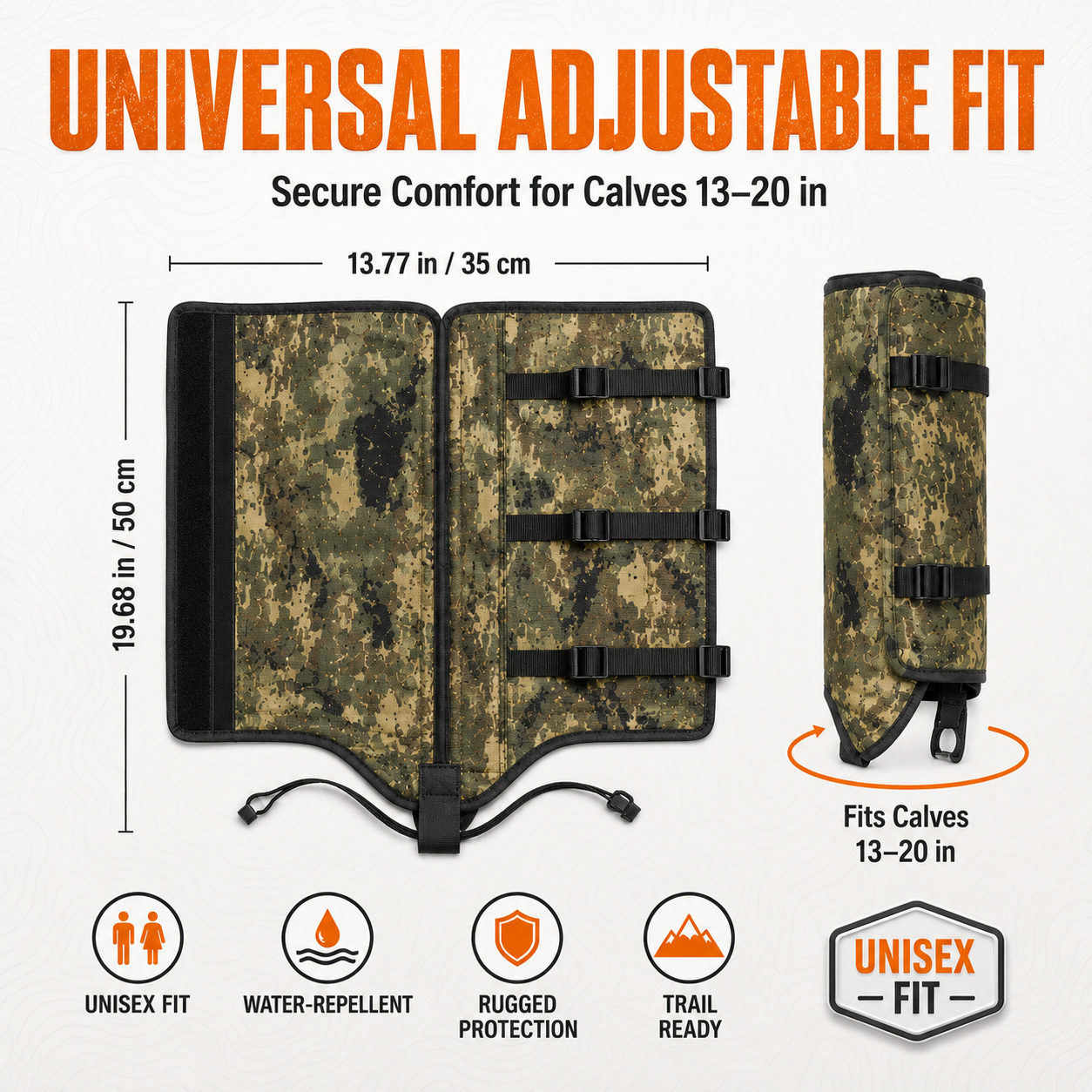 🌿 Brave the Wild – 55% OFF Limited-Time Outdoor Gaiters!