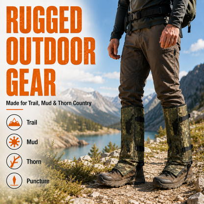 🌿 Brave the Wild – 55% OFF Limited-Time Outdoor Gaiters!