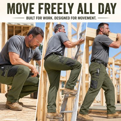 🔥 25,000+ Sold | Men’s FR Tactical Work Pants – Flame-Resistant, Tougher Than Jeans 💪