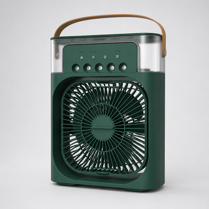 🏆50K+ Sold⚡Four In One Portable Desktop Cooling Fan With Ice Mist