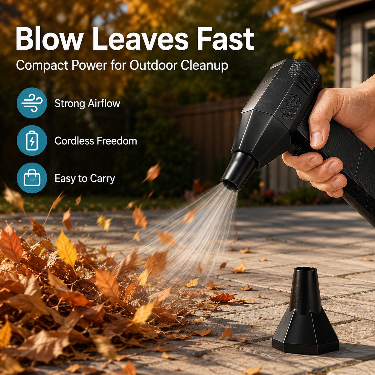 🚀130,000 RPM🔥 Ultimate Fire Starting Turbo Fan 🏕️ Fire • 🍂 Blow • 🚗 Clean