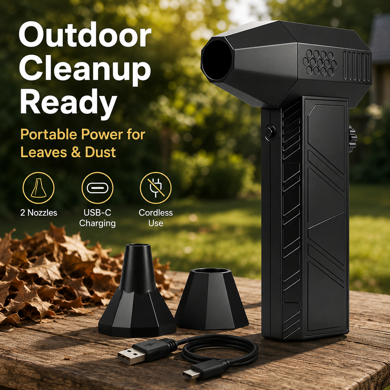 🚀130,000 RPM🔥 Ultimate Fire Starting Turbo Fan 🏕️ Fire • 🍂 Blow • 🚗 Clean