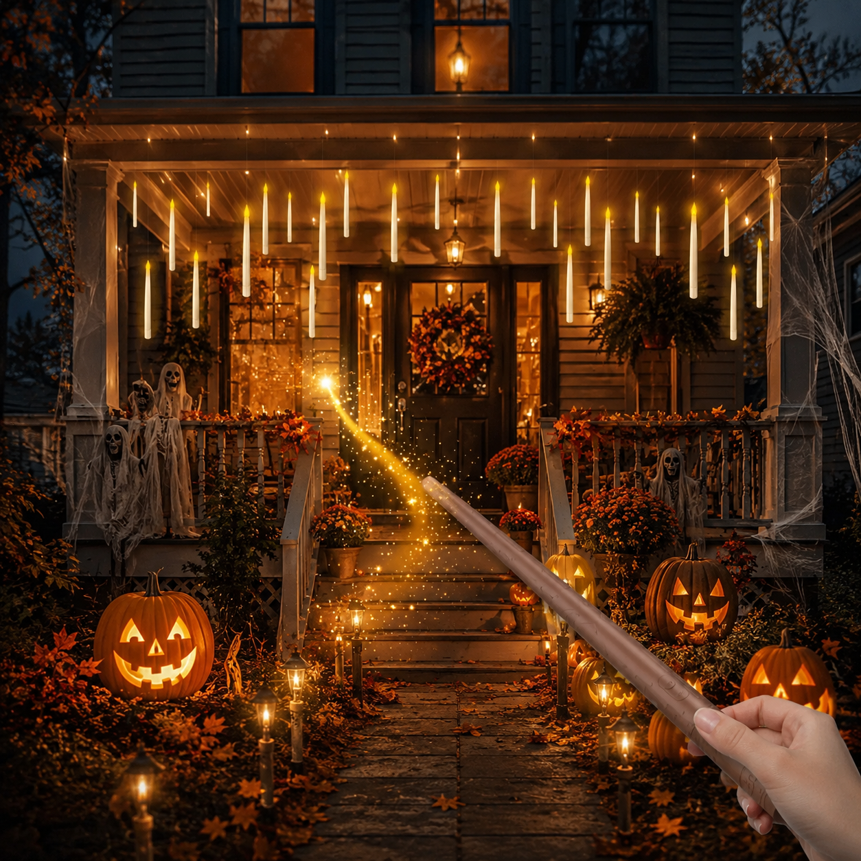 🪄55% OFF TODAY🕯️ Magic Wand Flameless Candles🎄Wave the Wand. Light the Magic.