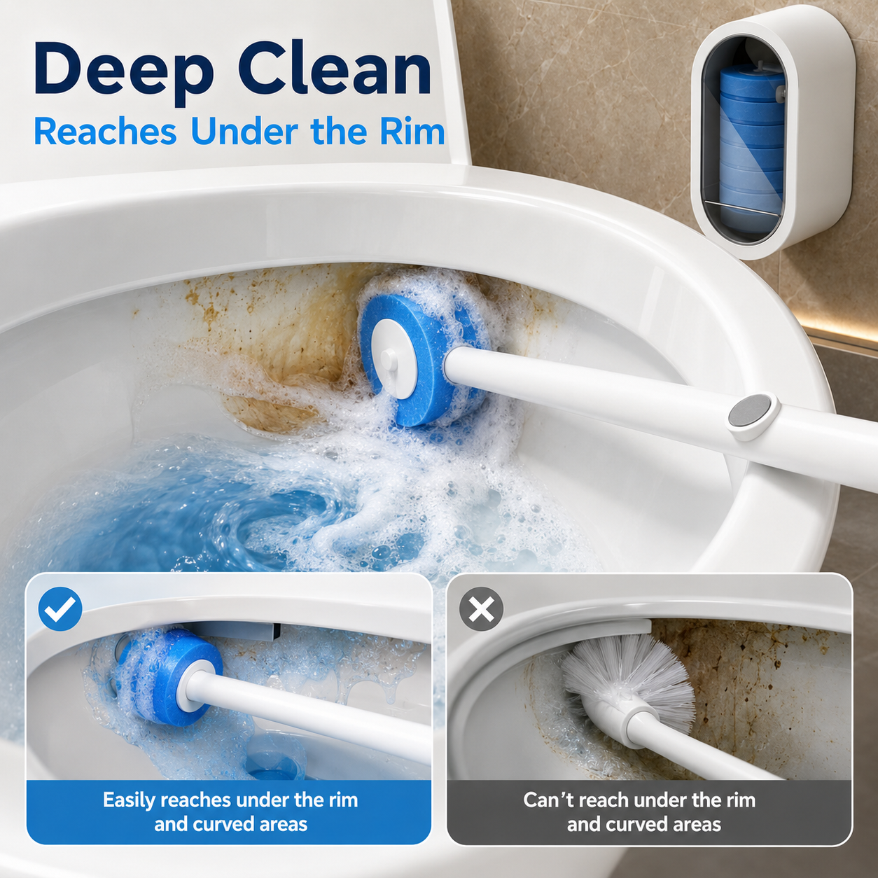 🔥50% OFF🚽 Disposable Toilet Cleaning System with 32 Refills