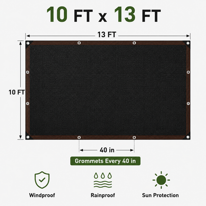 🏡Create the Perfect Backyard Oasis☀️ 🌿90% UV-Blocking Heavy-Duty Shade Cloth