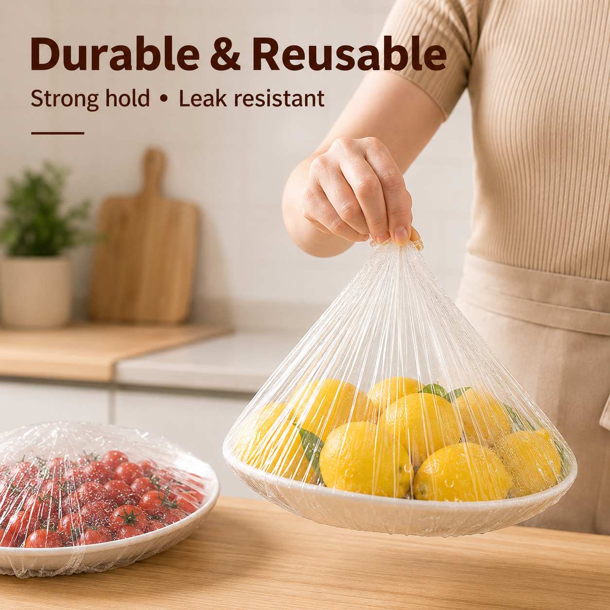 🔥100PCS Disposable Stretch Food Covers for Bowls & Plates