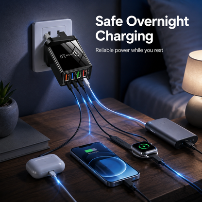 The Charger Big Tech Hates | 4-Port Quick Charge 3.0 + Smart Charging Optimization