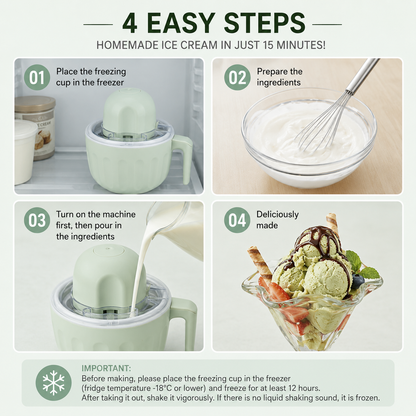 Mini Homemade Ice Cream Maker