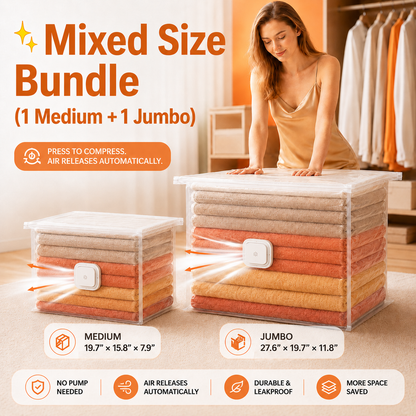 🔥HOT SALE✨No-Pump Space Saving Storage Bags