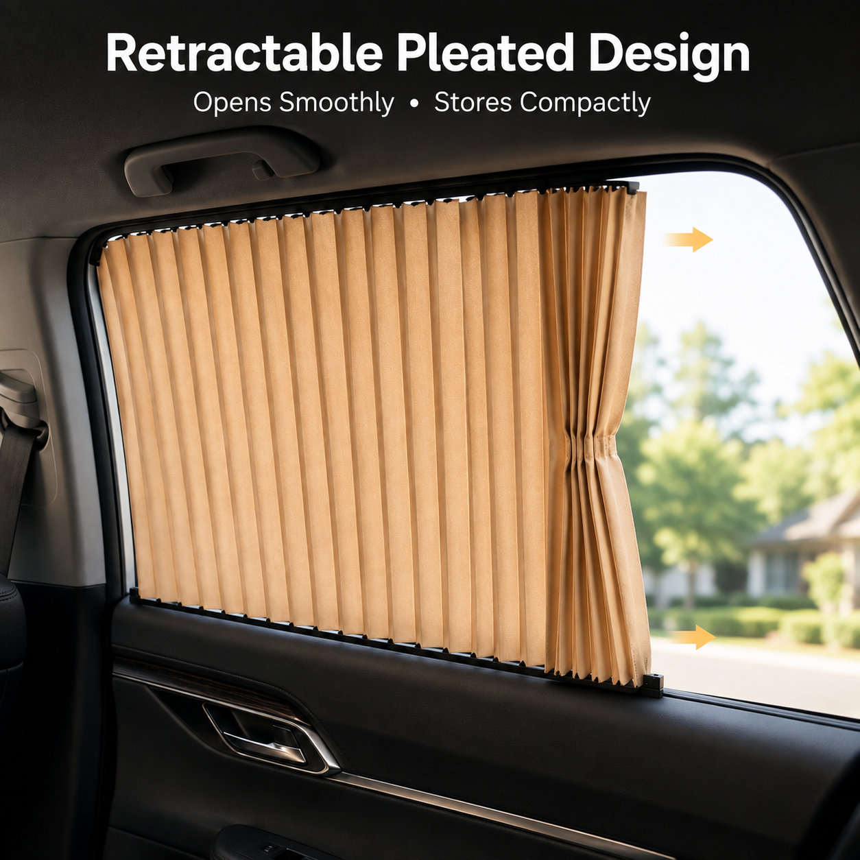 💥 HOT SUMMER DEAL🚗 4-Piece Magnetic Window Shade Set