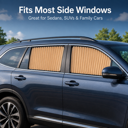 💥 HOT SUMMER DEAL🚗 4-Piece Magnetic Window Shade Set