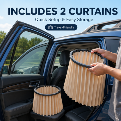 💥 HOT SUMMER DEAL🚗 4-Piece Magnetic Window Shade Set