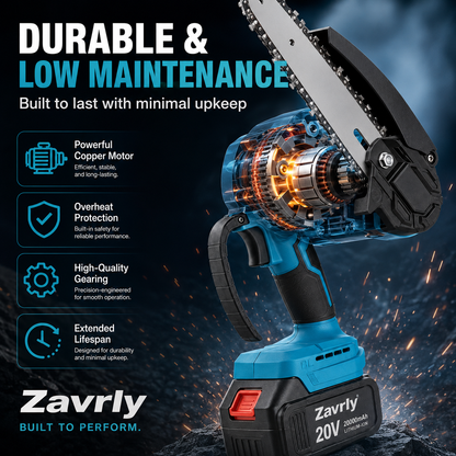 🔥49% OFF🪚 6-Inch Cordless Mini Chainsaw with 2 Batteries