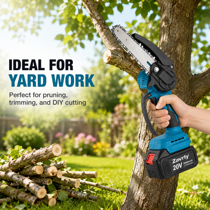 🔥49% OFF🪚 6-Inch Cordless Mini Chainsaw with 2 Batteries