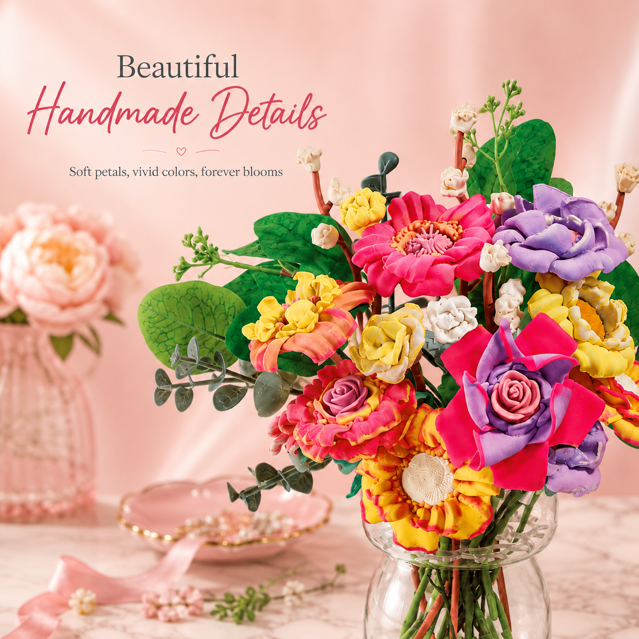 ✨💐 DIY Forever Bloom Bouquet Kit – Create, Relax & Enjoy