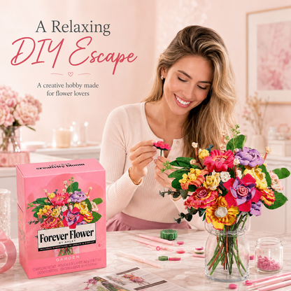 ✨💐 DIY Forever Bloom Bouquet Kit – Create, Relax & Enjoy