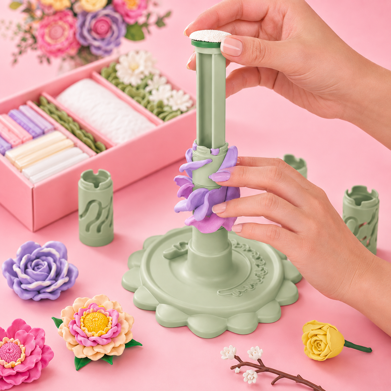 ✨💐 DIY Forever Bloom Bouquet Kit – Create, Relax & Enjoy