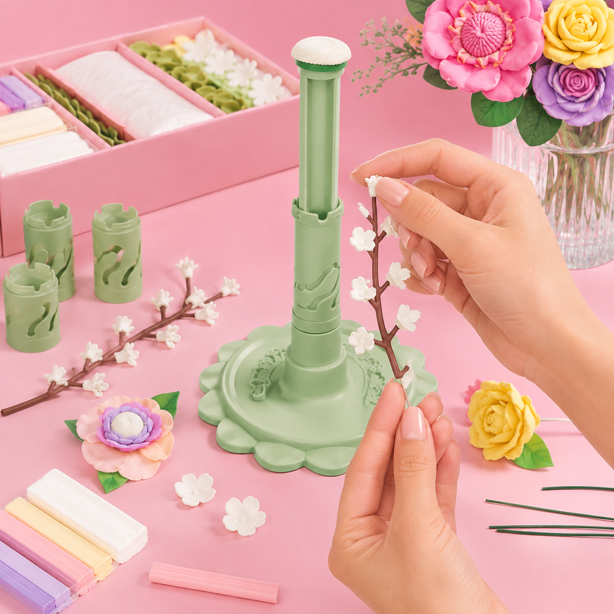 ✨💐 DIY Forever Bloom Bouquet Kit – Create, Relax & Enjoy