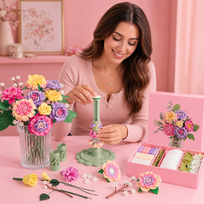 ✨💐 DIY Forever Bloom Bouquet Kit – Create, Relax & Enjoy